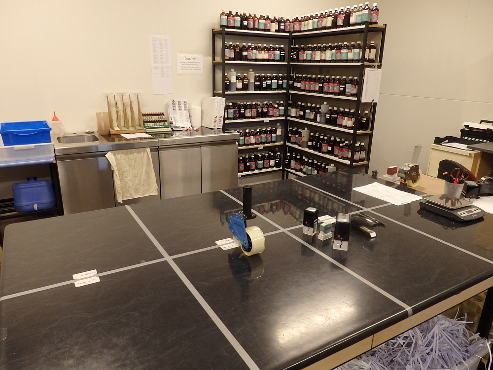 Dispensary and packing area.