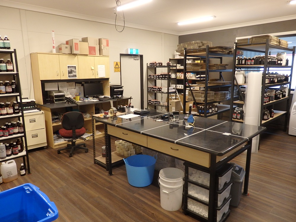 Dispensary and packing area.